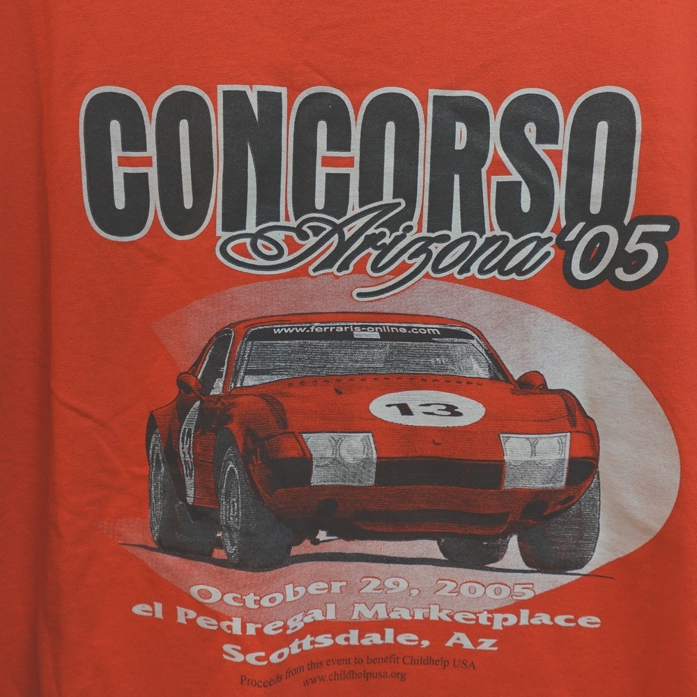 Vintage Ferrari Racing Club T-shirt Men's XL 2005 Michael‎ Sheehan's Arizona Tee